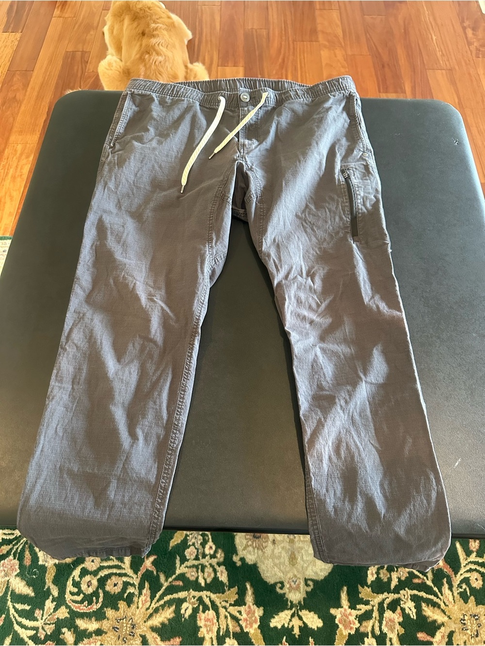 Vuori Men's Casual Drawstring Pants - Charcoal Gray 2XL (read)